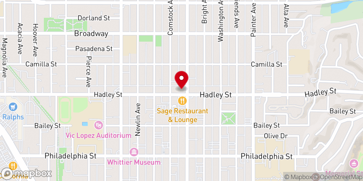 Map showing location of Freedom Christian Center