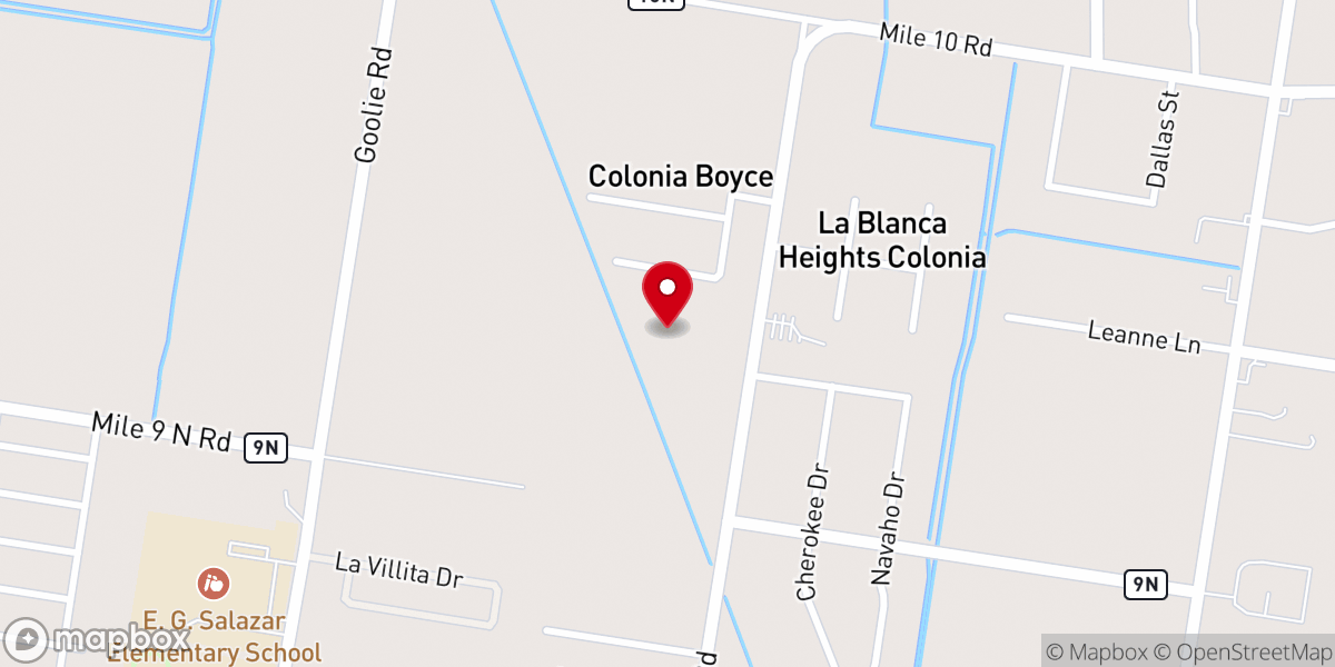 Map showing location of Centro De Avivamento