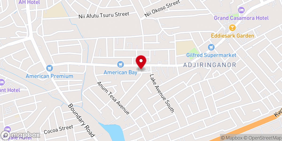 Map showing location of Presby Church