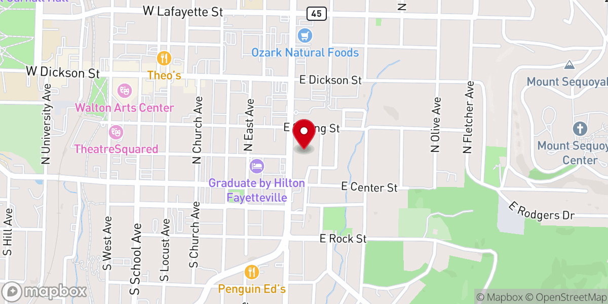 Map showing location of Abiding Church Ministry