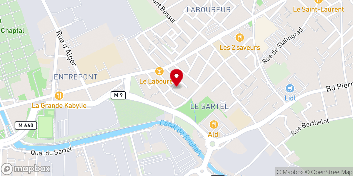 Map showing location of Eglise Evangélique Protestante