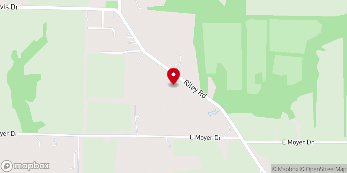Map showing location of New Hope Community Church of God