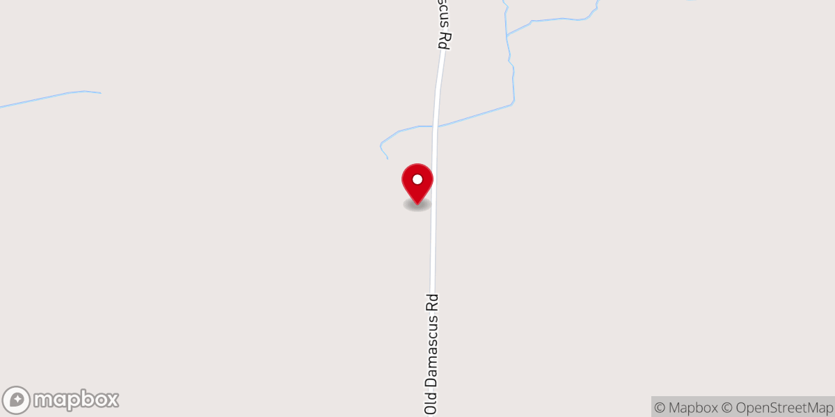 Map showing location of Salem Church