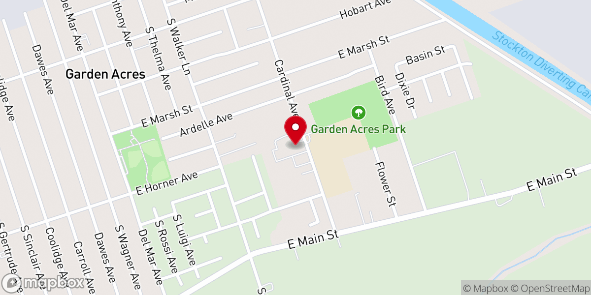 Map showing location of St Edward's Catholic Church