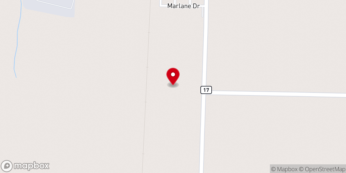 Map showing location of Maranatha Chapel