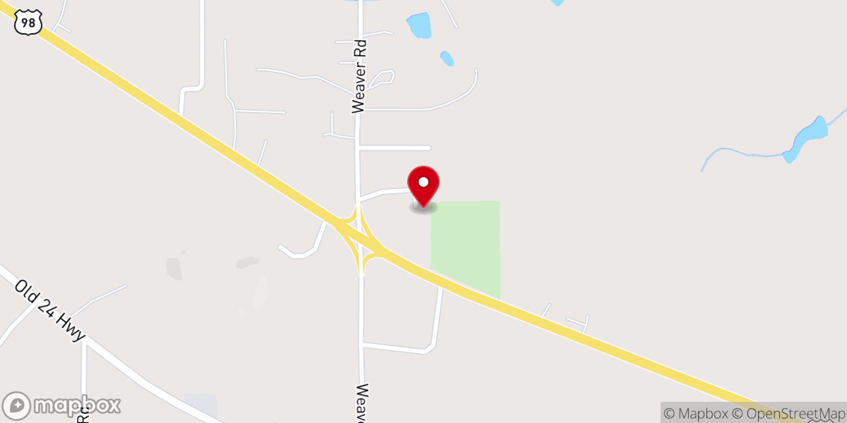 Map showing location of The Life Center Ministry