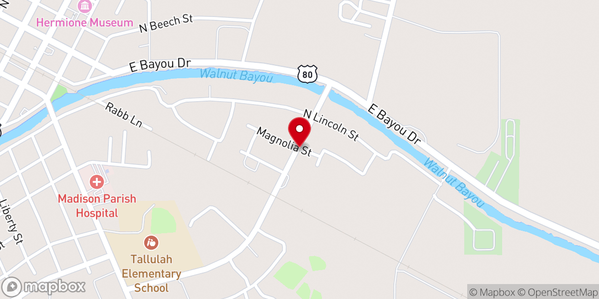 Map showing location of Parkview Baptist Family Life