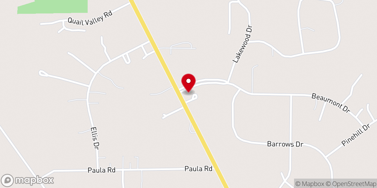 Map showing location of Gateway Church