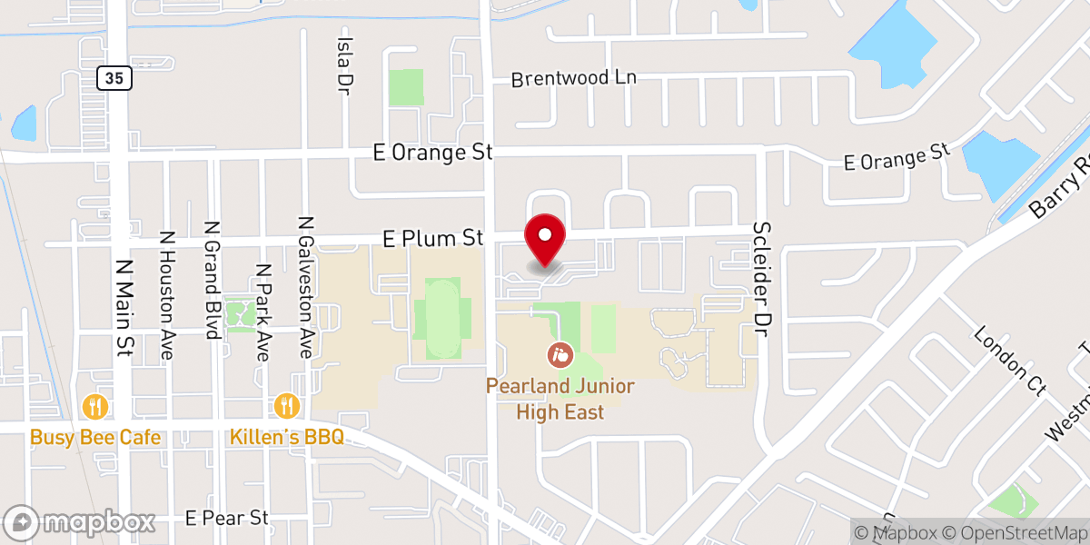 Map showing location of St. Helen Catholic Church