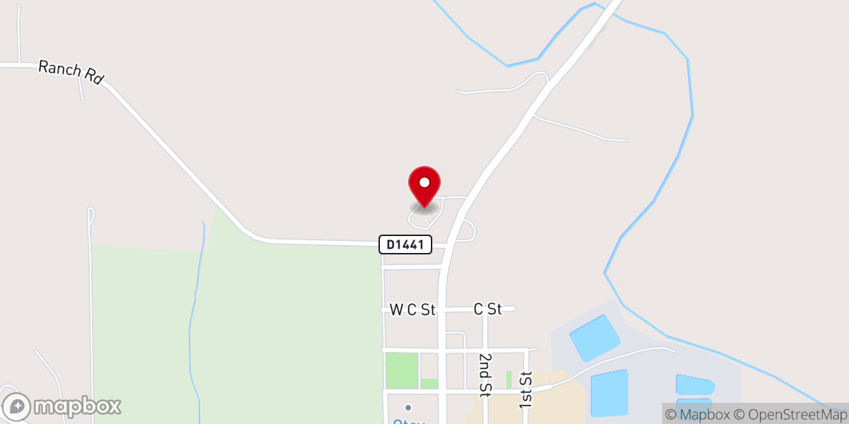 Map showing location of Southern Baptist Chapel