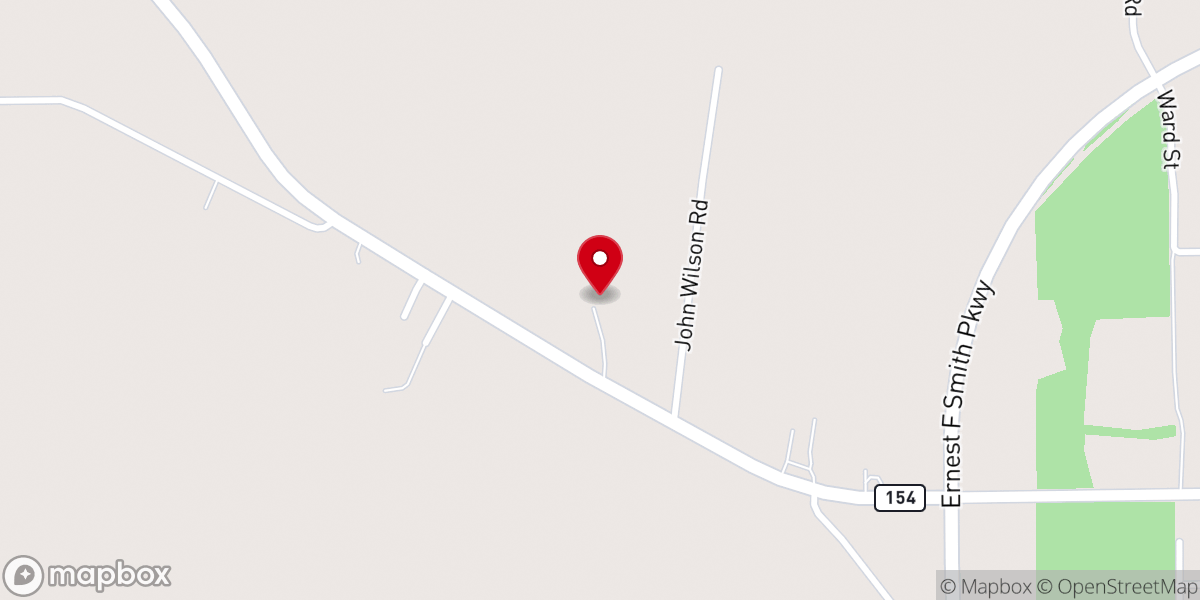 Map showing location of New Beginnings Christian Center