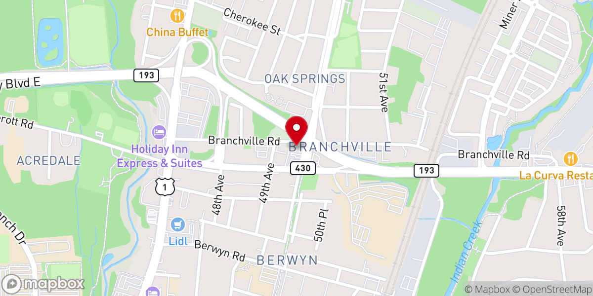Map showing location of Christian Congregation in the United States - CCUS College Park