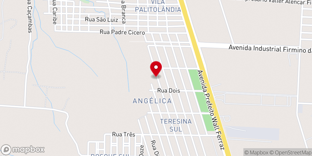 Map showing location of Igreja Assembleia de Deus Teresina Sul - ADTSUL Sede