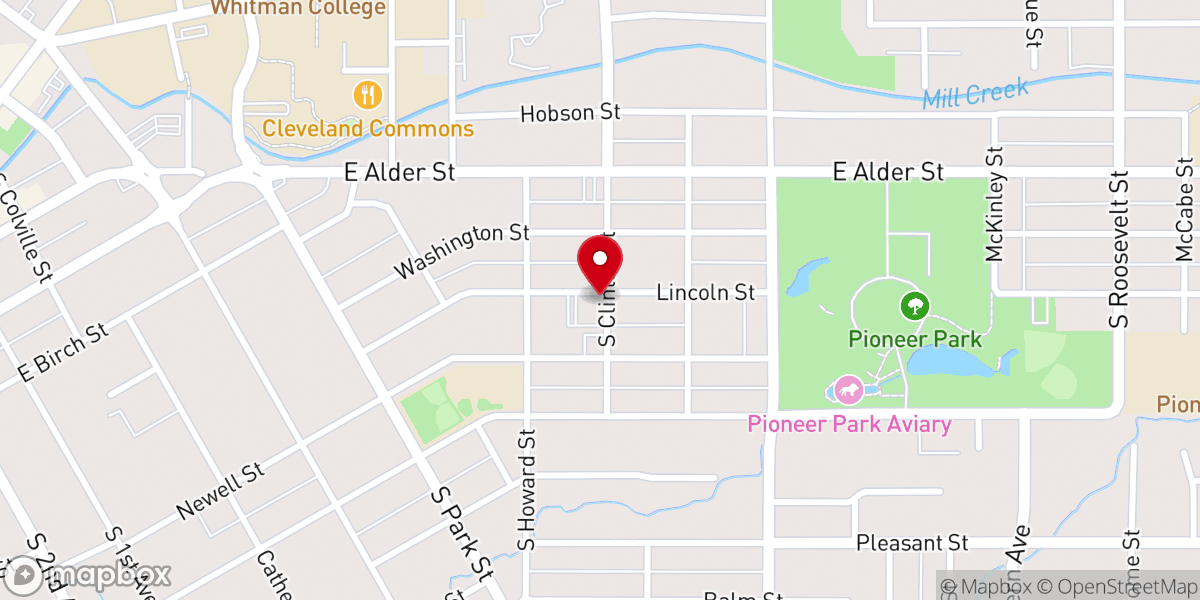 Map showing location of Emmanuel Lutheran Church