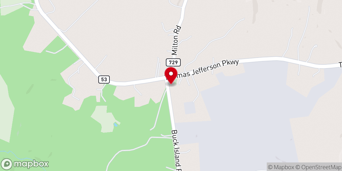 Map showing location of Mt Eagle Baptist Church