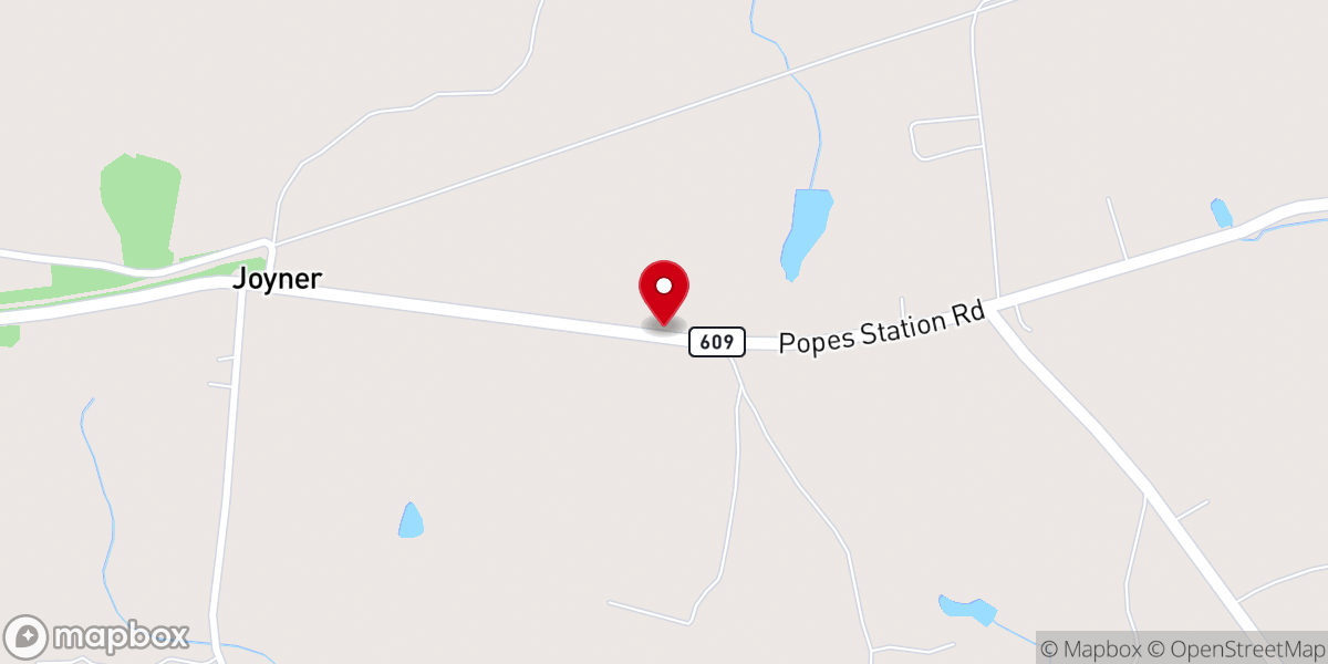 Map showing location of Bethel Star Church