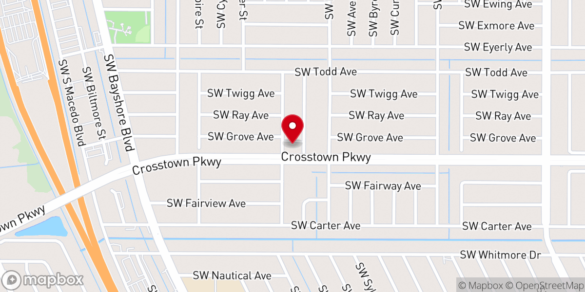 Map showing location of Real Life Church International Inc
