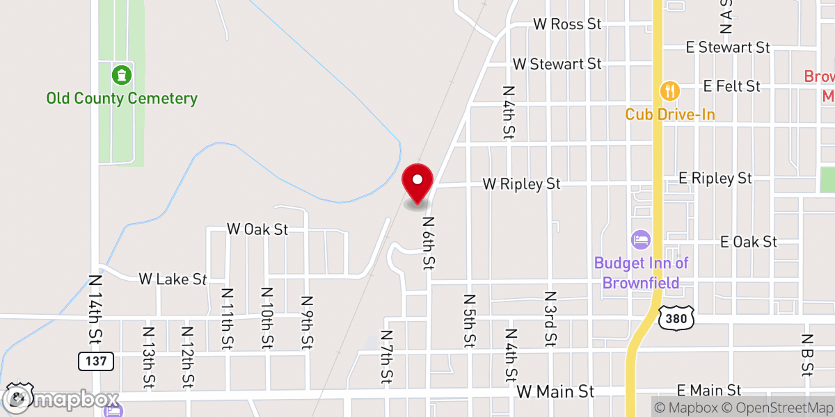 Map showing location of New Life House of Praise
