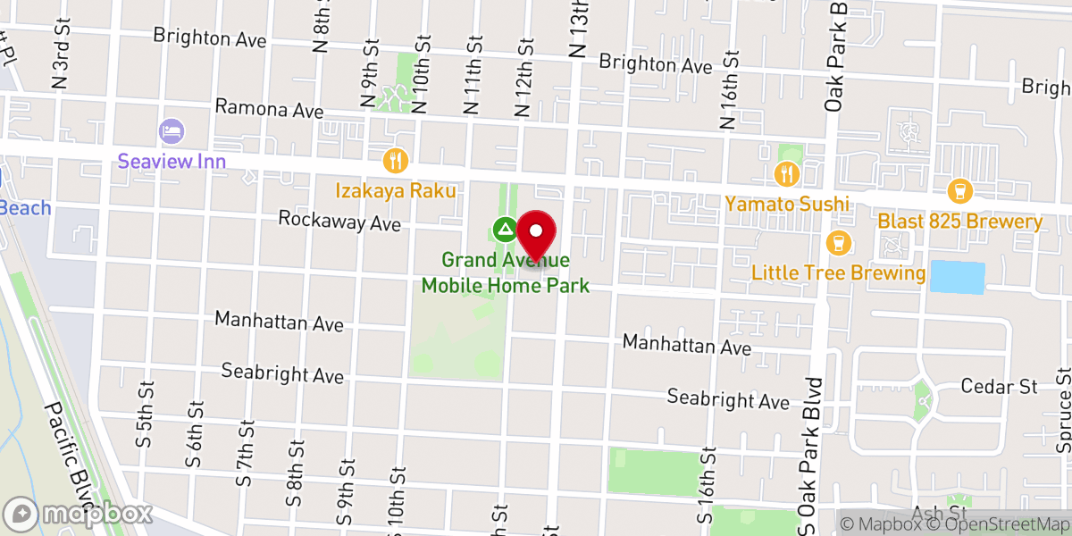 Map showing location of Marshall-Spoo Sunset Funeral Chapel