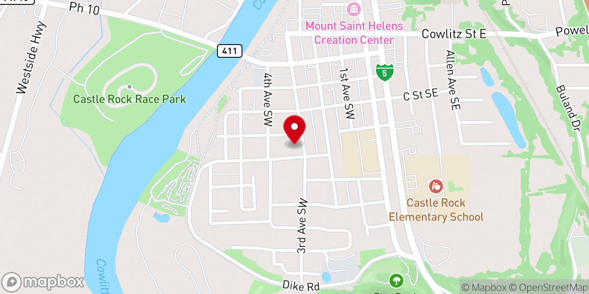 Map showing location of Living Waters Christian Fellowship