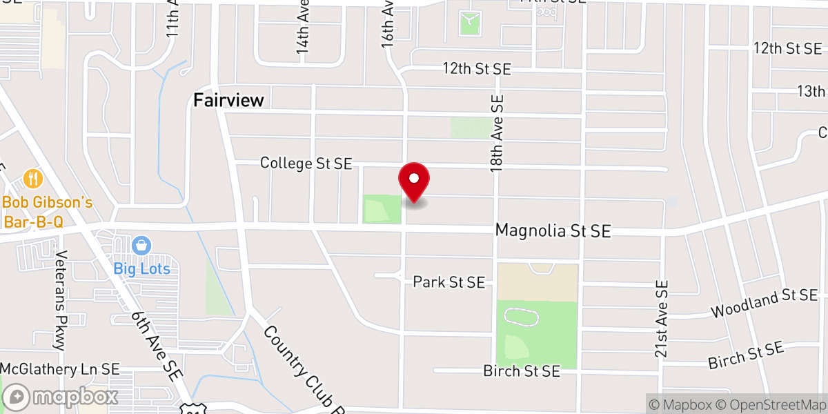 Map showing location of Cathedral-Faith Church-God