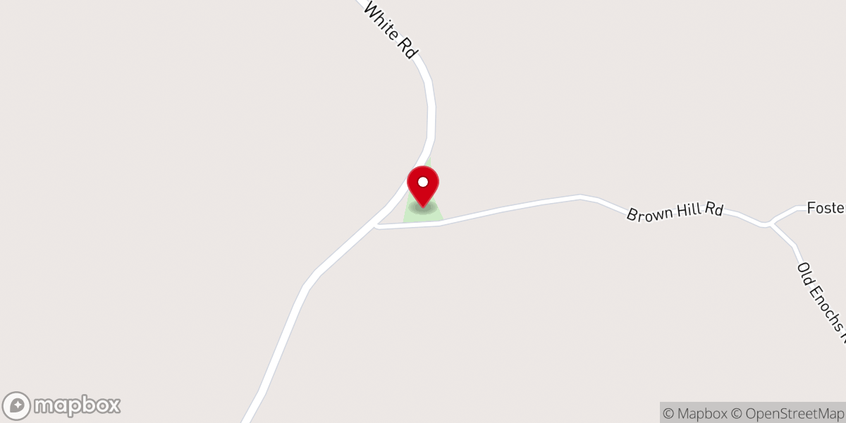 Map showing location of Brown Hill Missionary Baptist Church