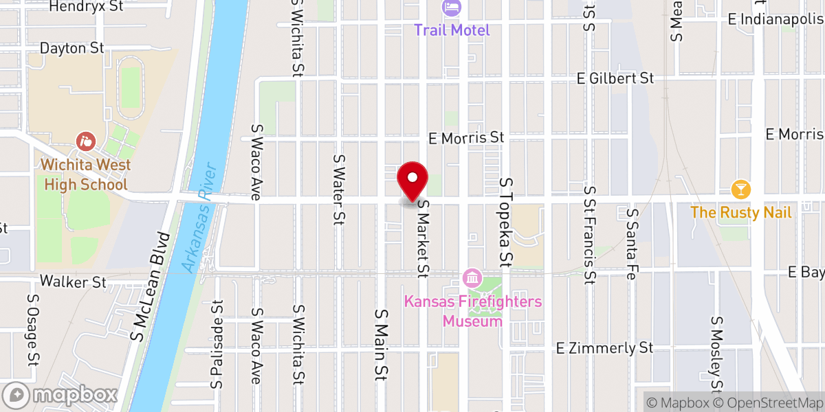 Map showing location of Greater Mt Zion Baptist Church