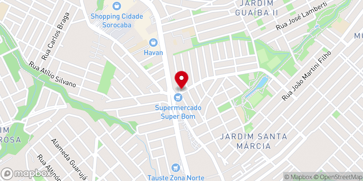 Map showing location of AD Brás Sorocaba - Maria Antônia Prado