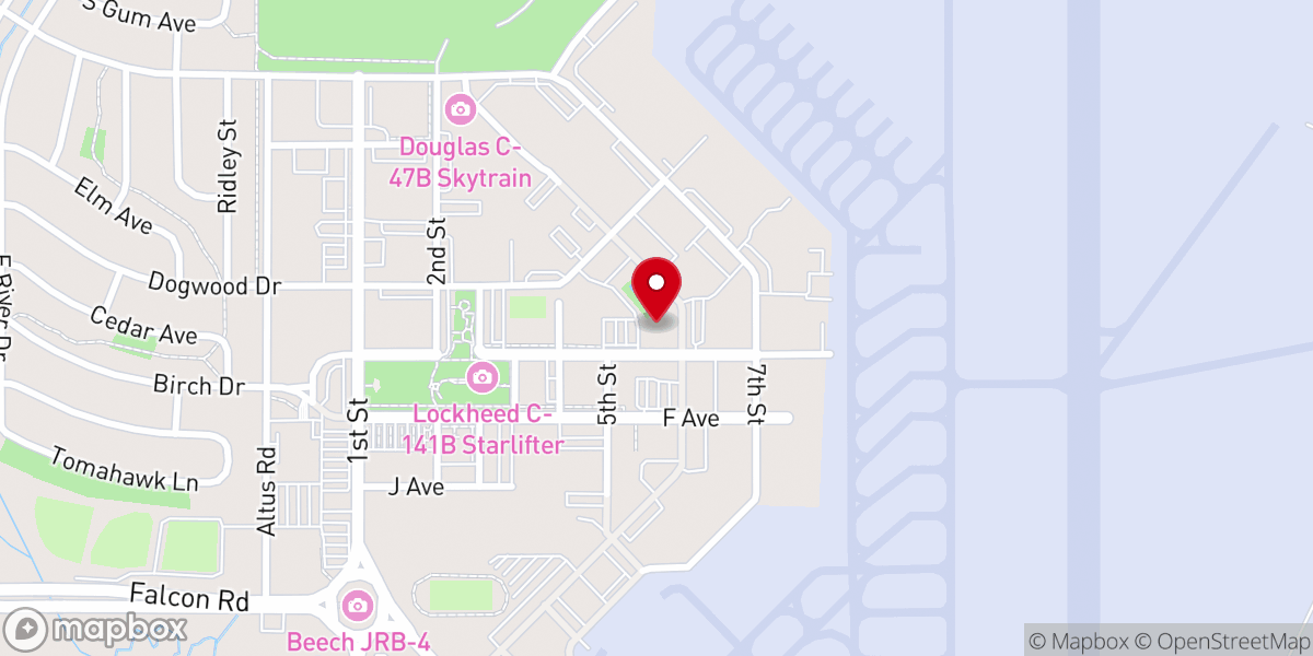 Map showing location of Freedom Community Center