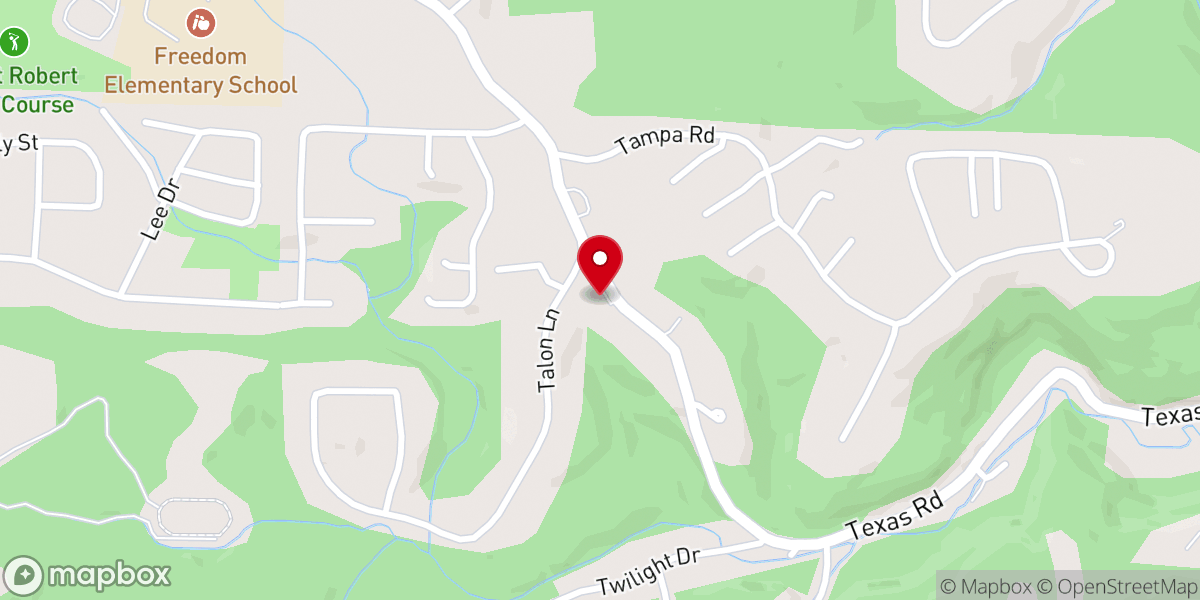 Map showing location of Rock of Ages Church