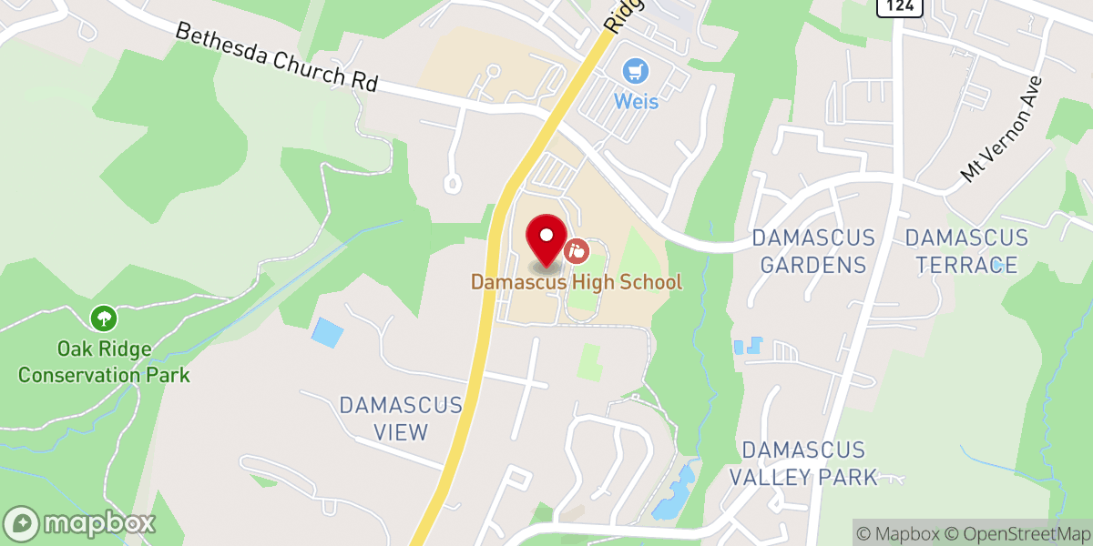 Map showing location of Monument Church