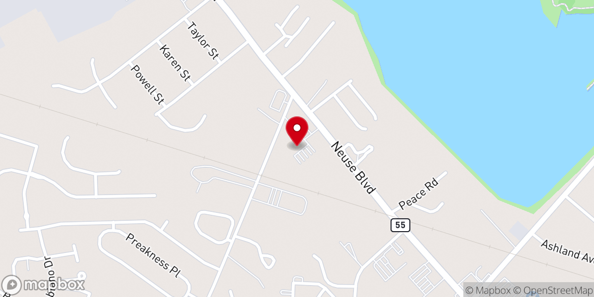 Map showing location of Two Rivers Church