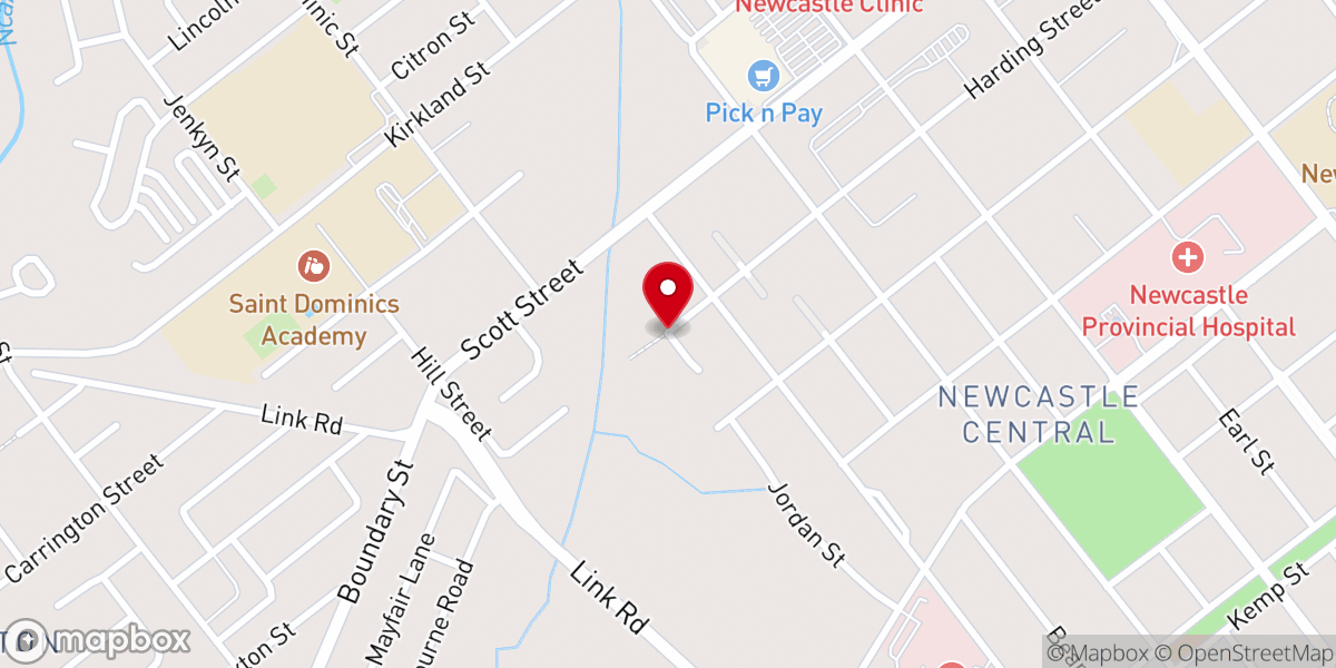 Map showing location of Agape Christian Centre