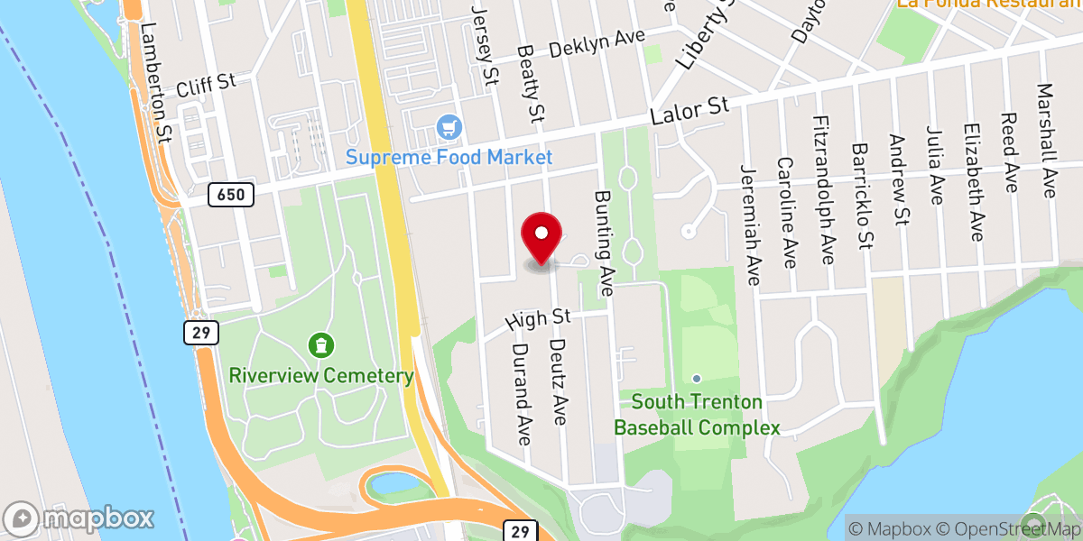Map showing location of St. Josaphat Ukrainian Catholic Church