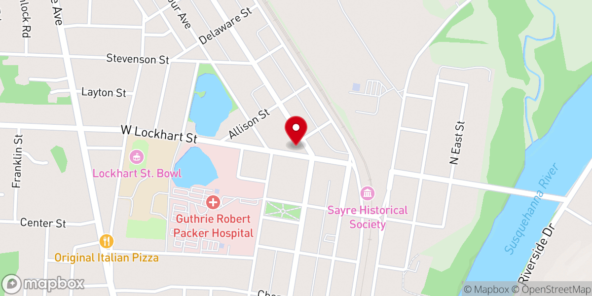 Map showing location of Crossroads Family Ministries