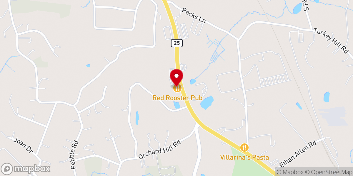 Map showing location of The Ranch Pub
