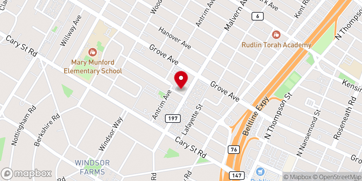 Map showing location of Saints Constantine & Helen Greek Orthodox Cathedral