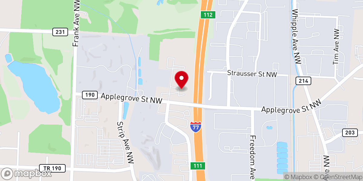 Map showing location of St George Serbian Orthodox Church