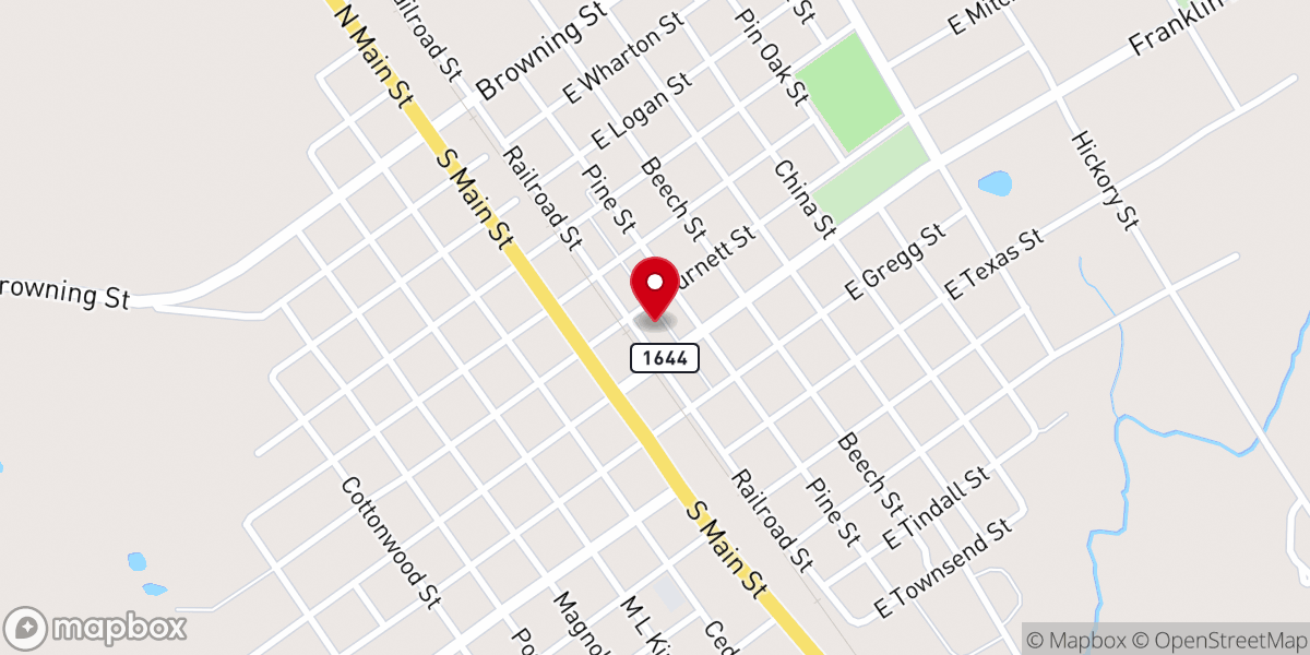 Map showing location of Calvert Community Center