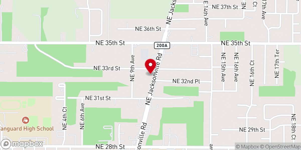 Map showing location of Glorious Hope Christian Life