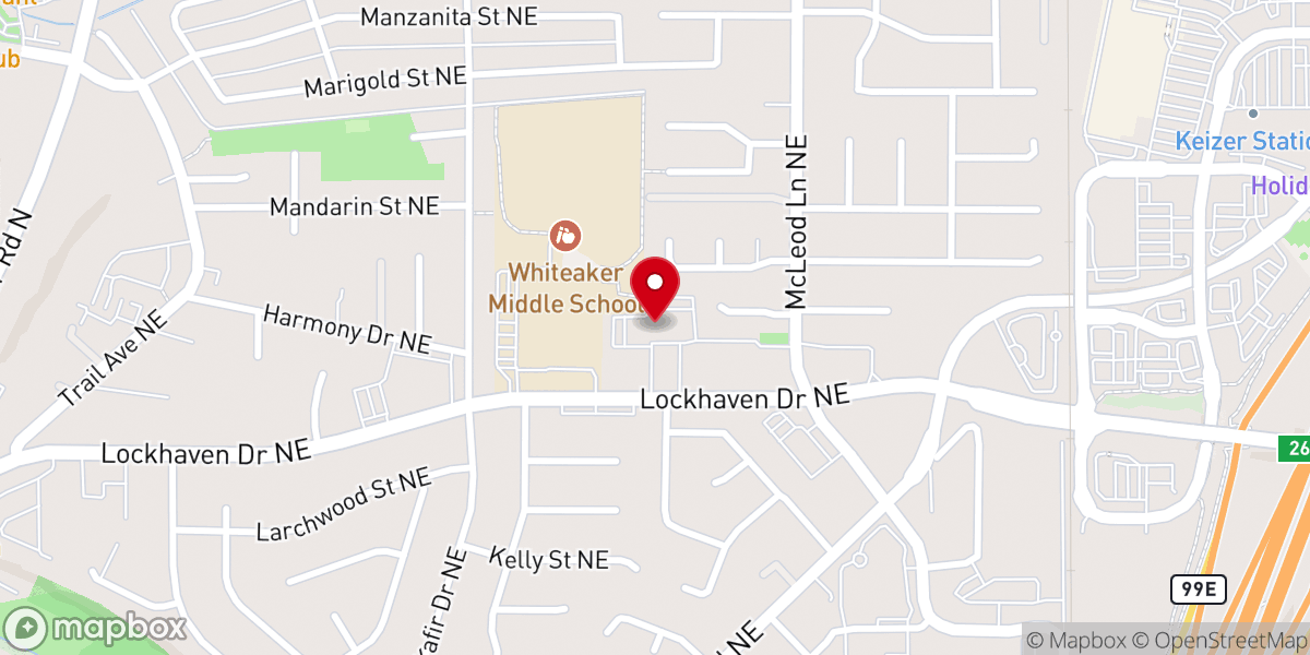 Map showing location of Dayspring Fellowship