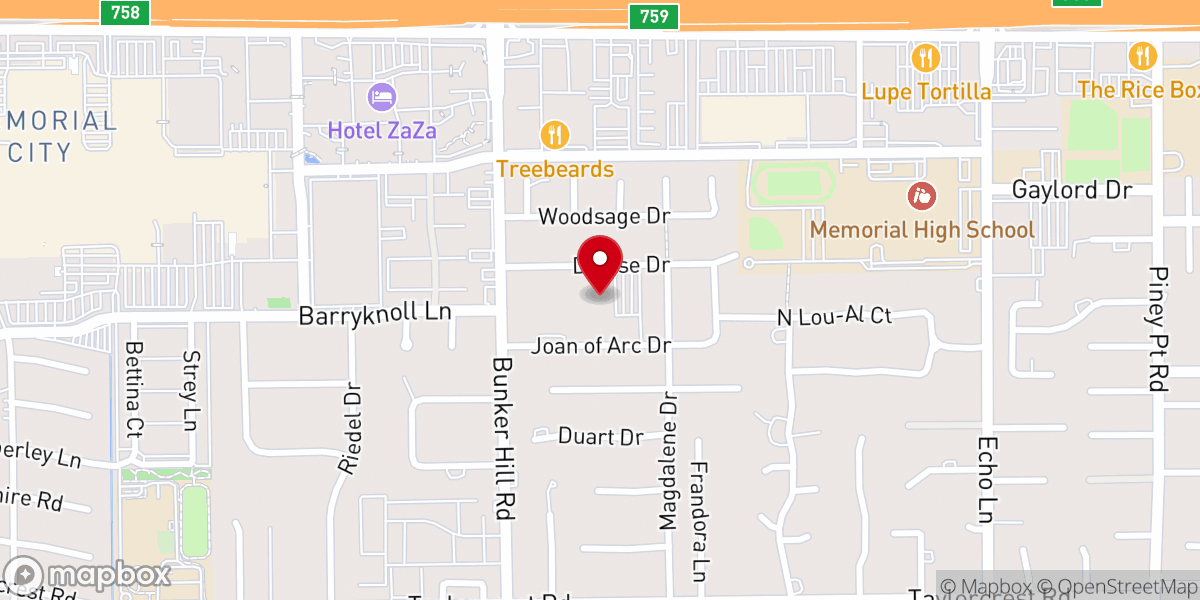 Map showing location of St. Cecilia Catholic Church