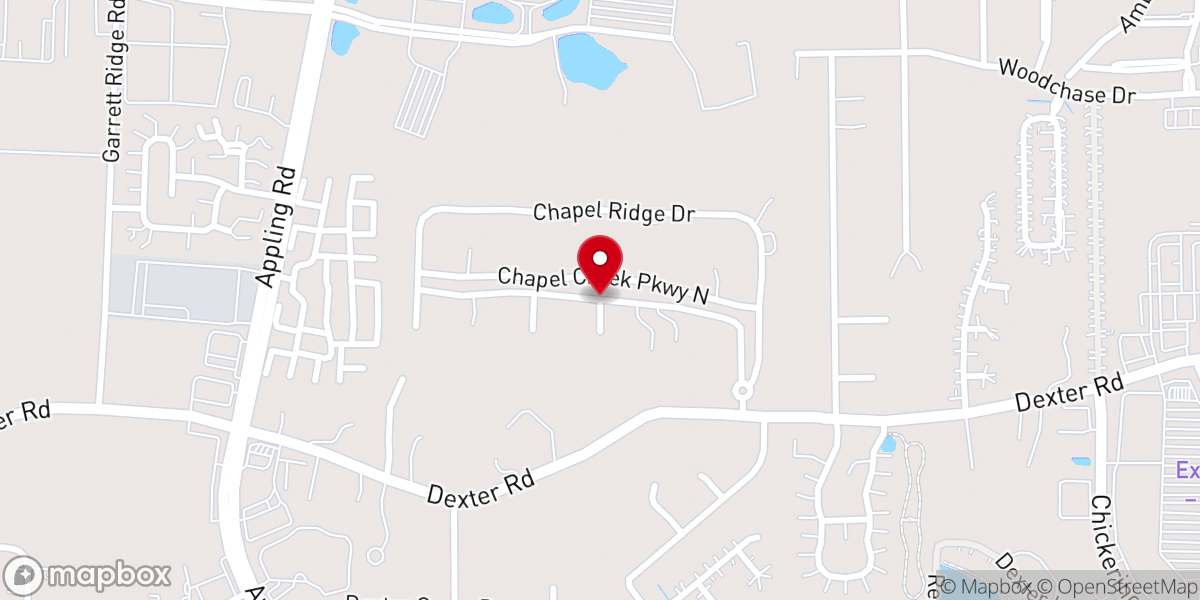 Map showing location of Chapel Creek Cove