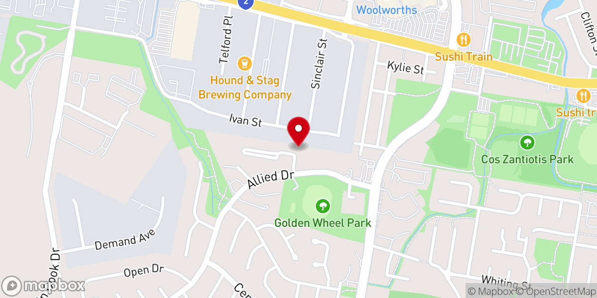 Map showing location of Gold Coast Chinese Christian Church