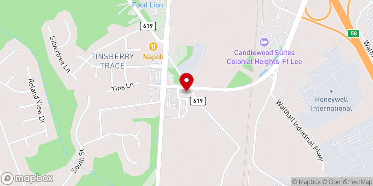 Map showing location of St Joseph of Arimathea Church