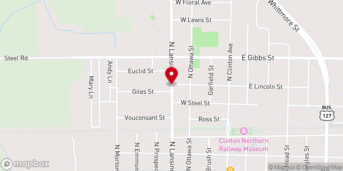 Map showing location of Michigan District Office Pentecostal Church of God
