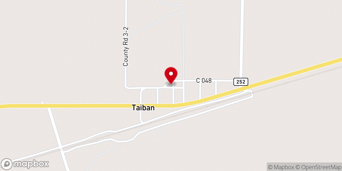 Map showing location of Taiban Church Historic Site