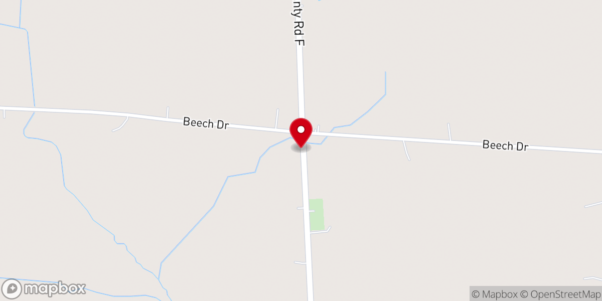 Map showing location of Zion Lutheran Church