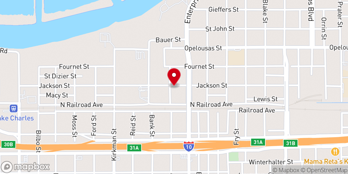 Map showing location of St Paul African Methodist Episcopal Church