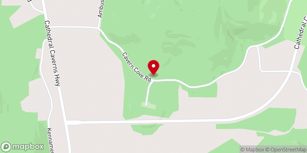 Map showing location of Mount Pisgah Primitive Baptist Church